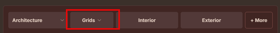 EDIT prompt bar showing the Grids menu